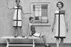 Коллекция под названием «Мондриан», на которую модельера вдохновил художник Пит Мондриан, была выпущена в 1965 году. Сен-Лоран привнес дух молодости в женское платье: успех коллекции был бесспорен.  