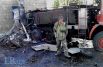 Луганский аэропорт после обстрелов