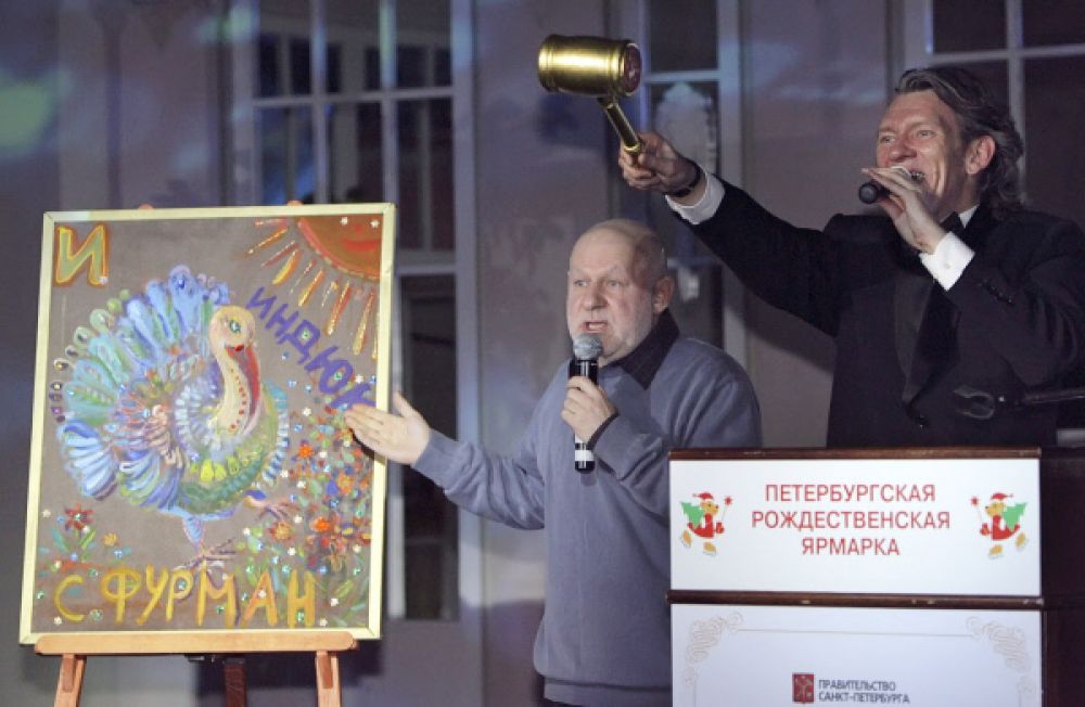 Актер Семен Фурман написал картину «Индюк».