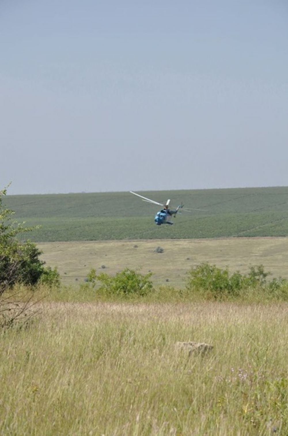 Учения морской пехоты и танковых войск на военном полигоне вблизи Болграда