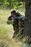 Учения морской пехоты и танковых войск на военном полигоне вблизи Болграда