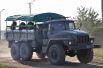 Учения морской пехоты и танковых войск на военном полигоне вблизи Болграда