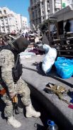 В палатках активистов Майдана нашли оружие