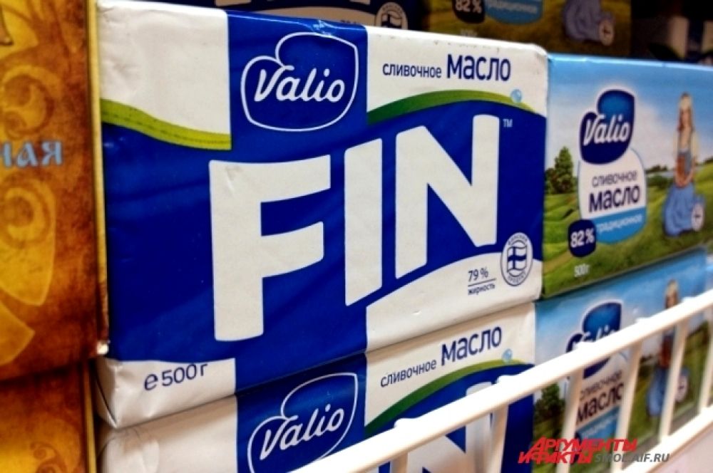 Молочная продукция из Финляндии.