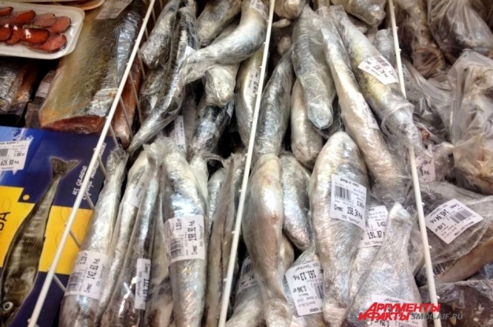 Рыба и другие морепродукты.