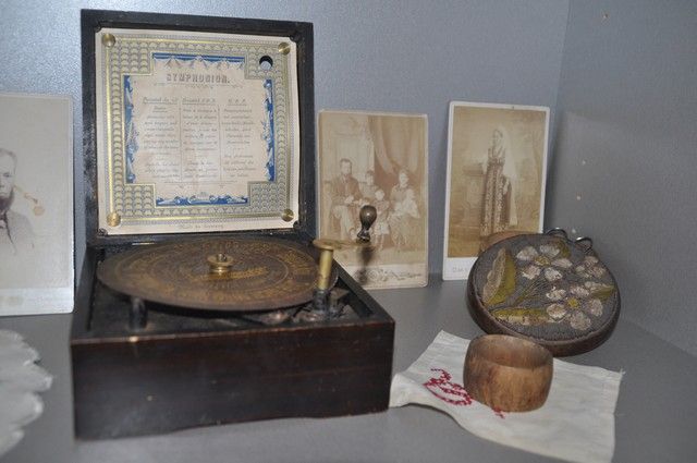 Экспонаты выставки, посвященной Первой мировой войне.