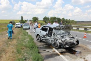Последствия ДТП в Запорожской области