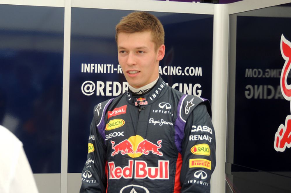 Звезда команды «Формулы-1» Red Bull Racing -россиянин Даниил Квят.