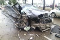 После ДТП водителя и пассажира BMW с тяжелыми травмами госпитализировали. 