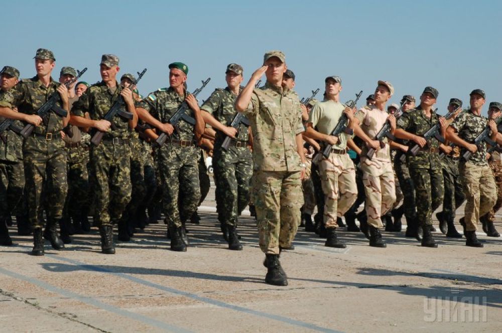 Репетиция парада ко Дню Независимости в Киеве
