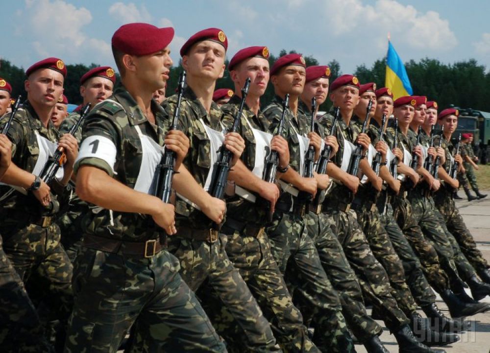 Репетиция парада ко Дню Независимости в Киеве