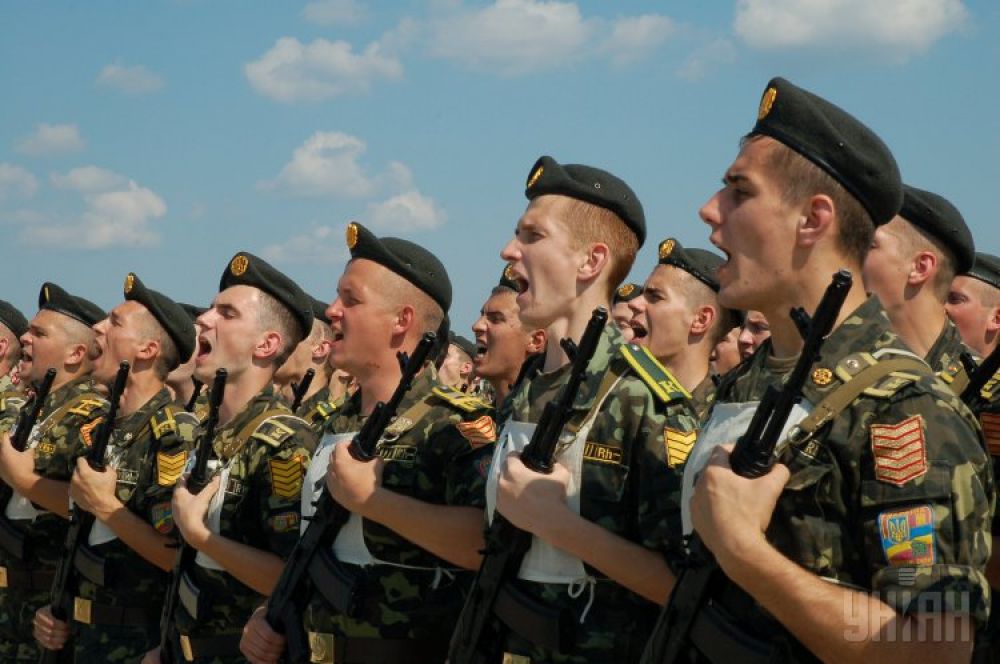 Репетиция парада ко Дню Независимости в Киеве