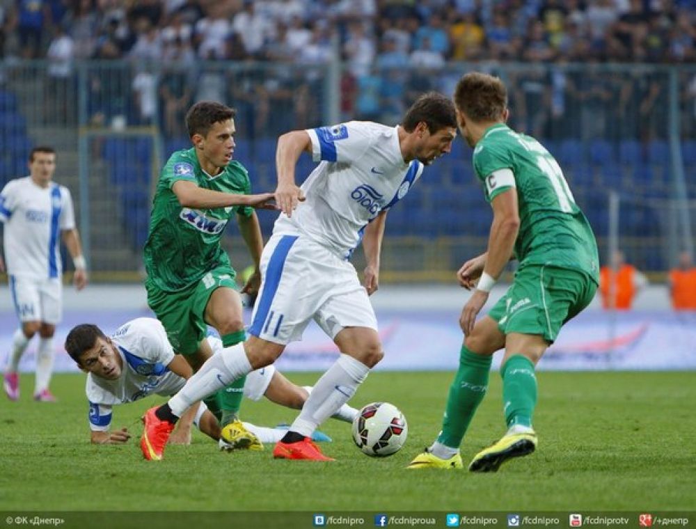 «Днепр» – «Карпаты» 4:0, 10.08.2014