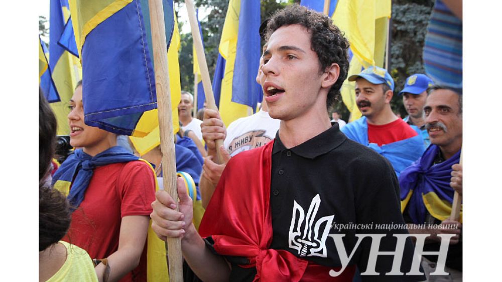 Митинг возле Верховной Рады