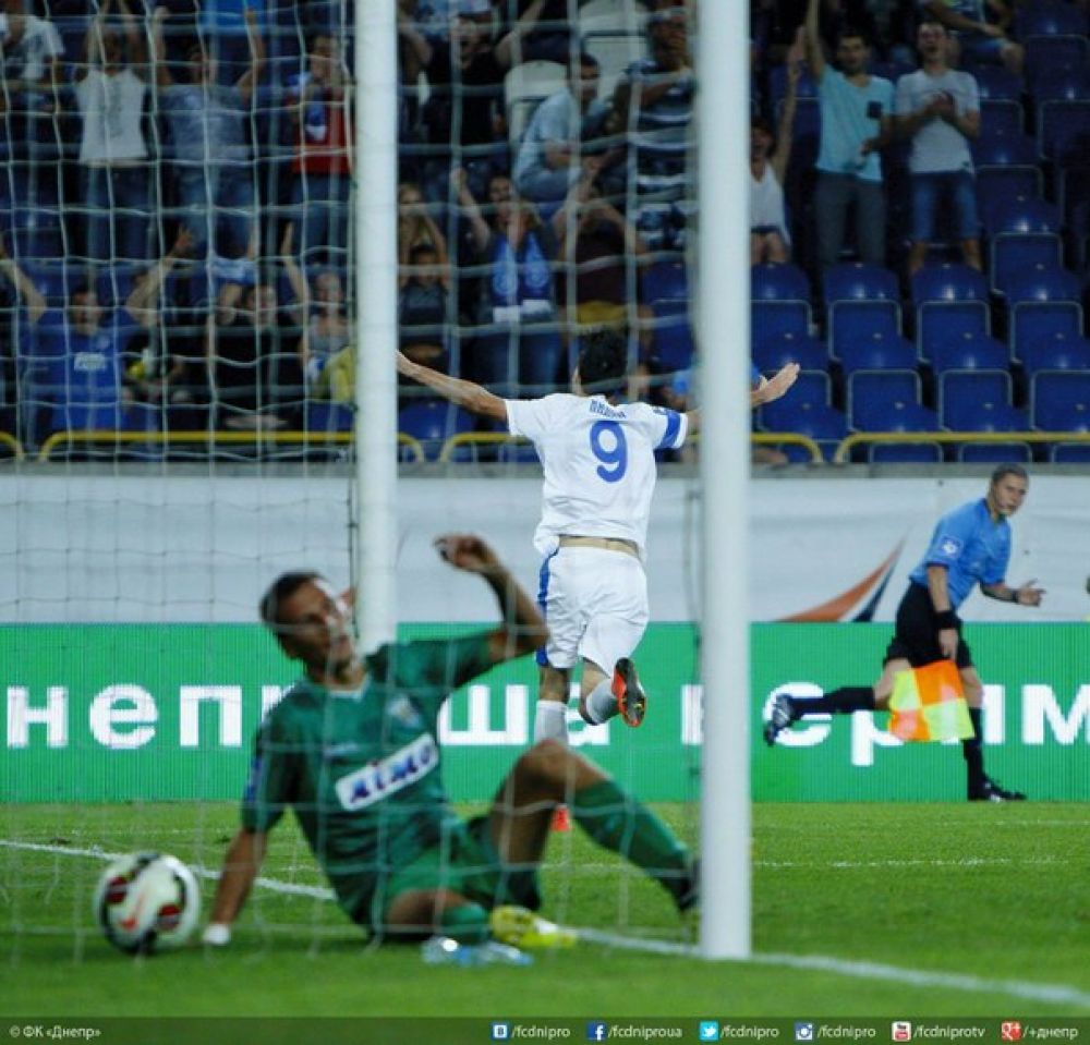 «Днепр» – «Карпаты» 4:0, 10.08.2014