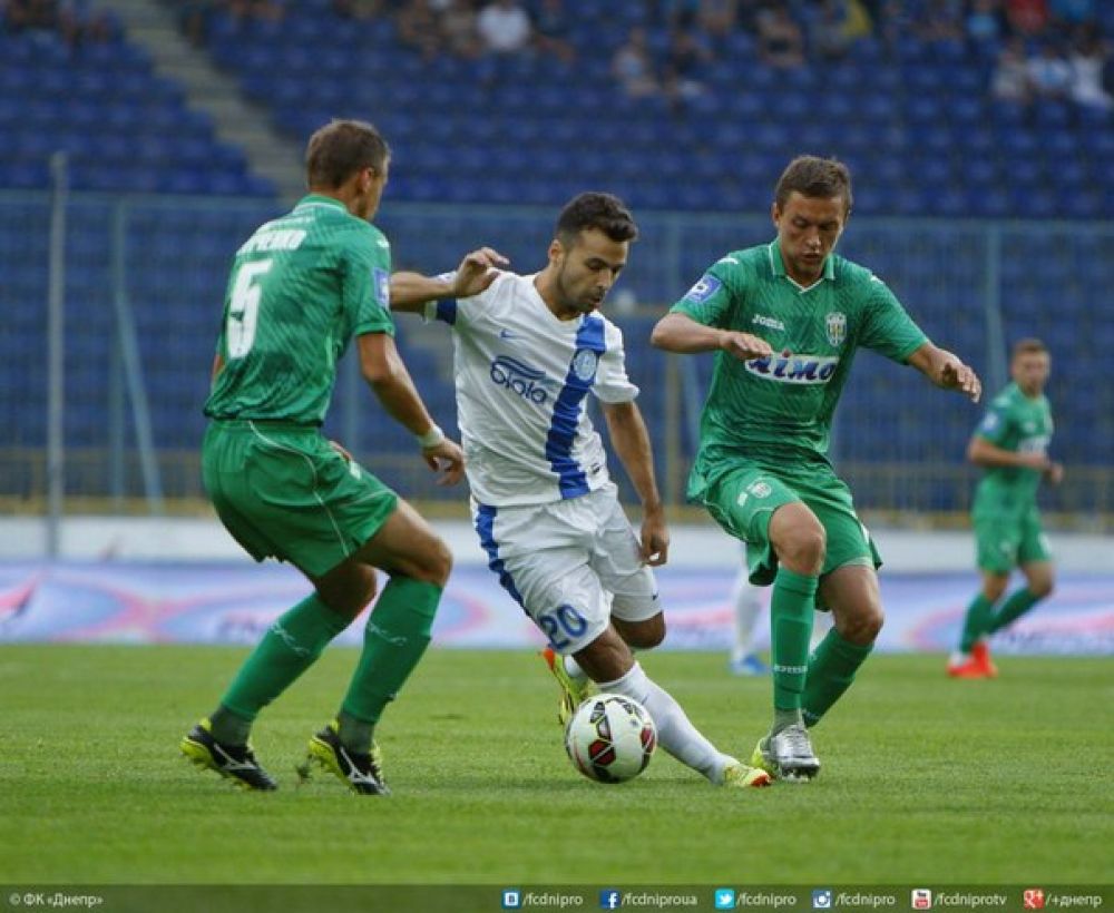 «Днепр» – «Карпаты» 4:0, 10.08.2014