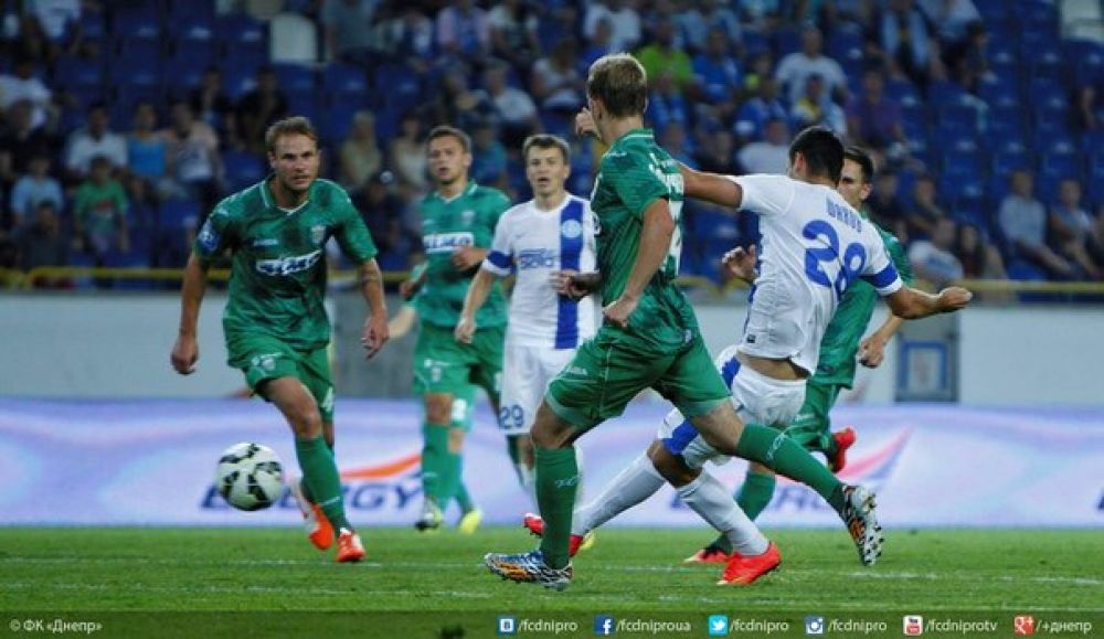 «Днепр» – «Карпаты» 4:0, 10.08.2014