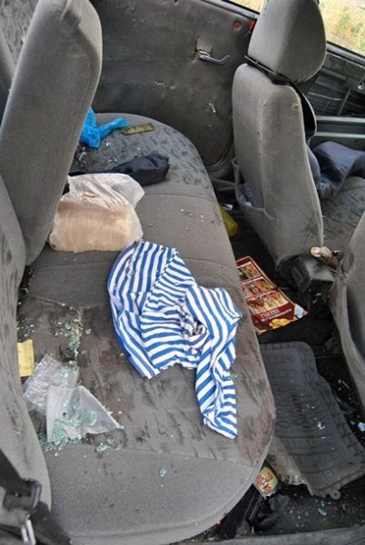 Силы АТО уничтожили под Горловкой автомобиль сепаратистов 