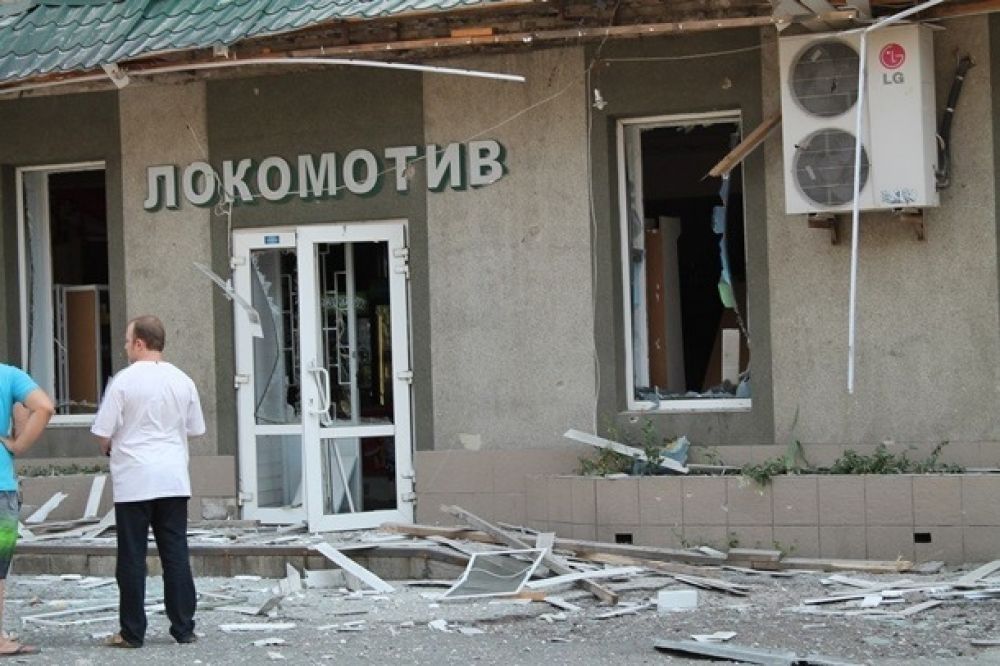 Ясиноватая под артобстрелом