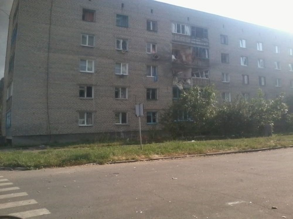 Ясиноватая под артобстрелом
