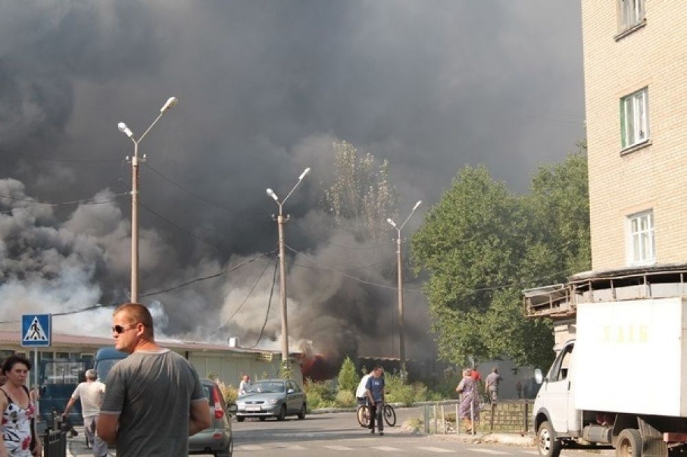 Ясиноватая под артобстрелом