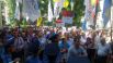 Митинг у админсуда Киева, где рассматривают дело о запрете КПУ