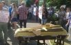 Митинг у админсуда Киева, где рассматривают дело о запрете КПУ