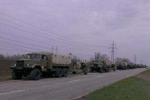 Колонна военной техники