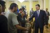 Петр Порошенко встретился с освобожденными из плена военными