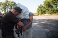 Задержанный Нацгвардией боевик