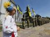 Бойцов батальона «Азов» провожали в зону АТО