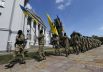 Бойцов батальона «Азов» провожали в зону АТО