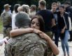 Бойцов батальона «Азов» провожали в зону АТО