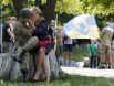 Бойцов батальона «Азов» провожали в зону АТО