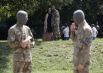 Бойцов батальона «Азов» провожали в зону АТО