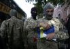 Бойцов батальона «Азов» провожали в зону АТО