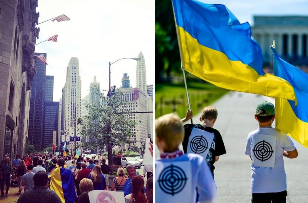 Украинцы в США провели Марши единства