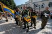 В Киеве освятили боевые знамена батальона Донбасс