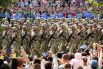 Военный парад ко Дню Независимости Украины в Киеве