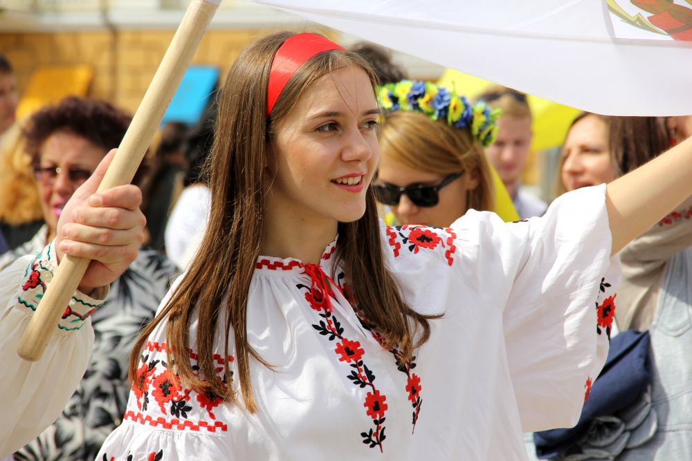 Парад вышиванок в Киеве