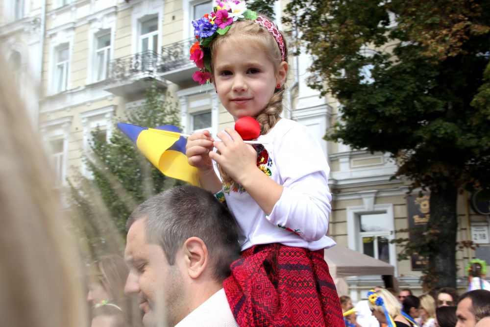 Парад вышиванок в Киеве