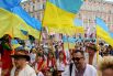 Парад вышиванок в Киеве