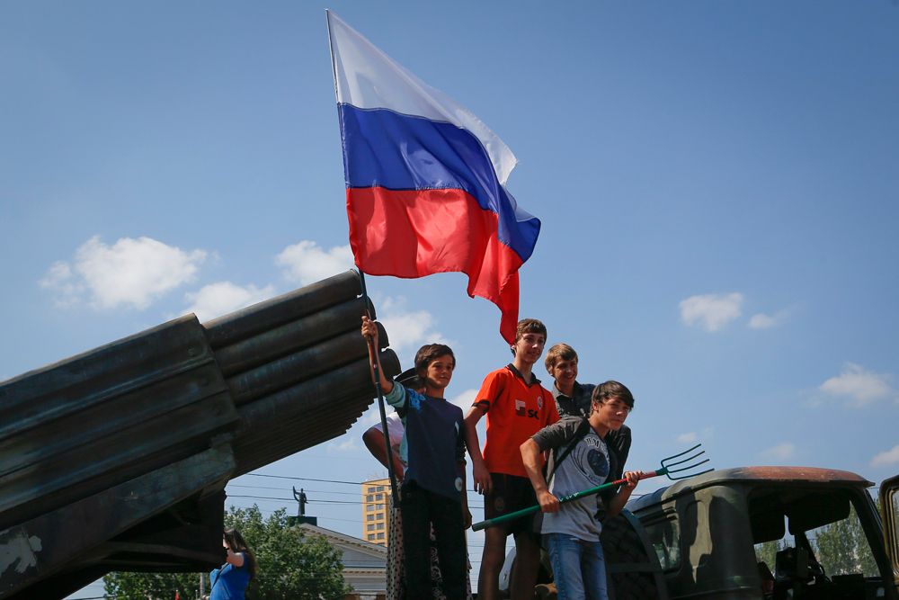 Всего ополченцы выставили 10 единиц сожженной украинской техники.