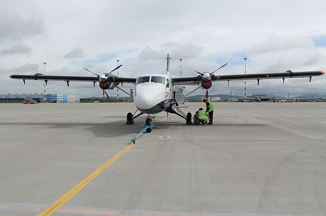 Новый самолёт  DHC-6 для перевозок по Приморскому краю.