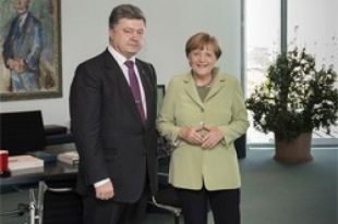 Петр Порошенко и Ангела Меркель