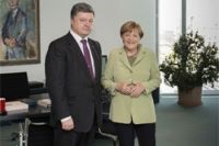 Петр Порошенко и Ангела Меркель