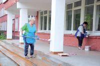 В омских школах завершаются ремонтные работы.
