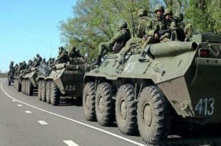 Колонна военной техники