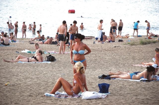 Пляжный сезон в Омской области подходит к концу.