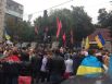 Под Минобороны в Киеве митингующие перекрыли Воздухофлотский проспект